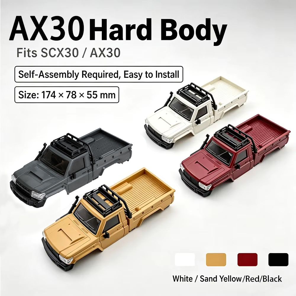 AX30 Pickup Hard Body Carrosse - Rc Hobby Grade Truck recensie en prijs